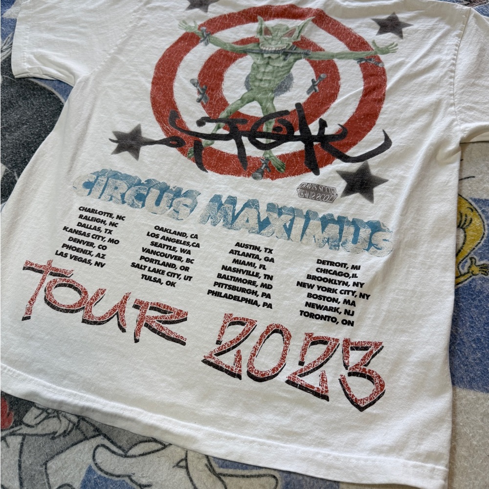 Travis Scott circus Maximus tour tee - Picture 4 of 5